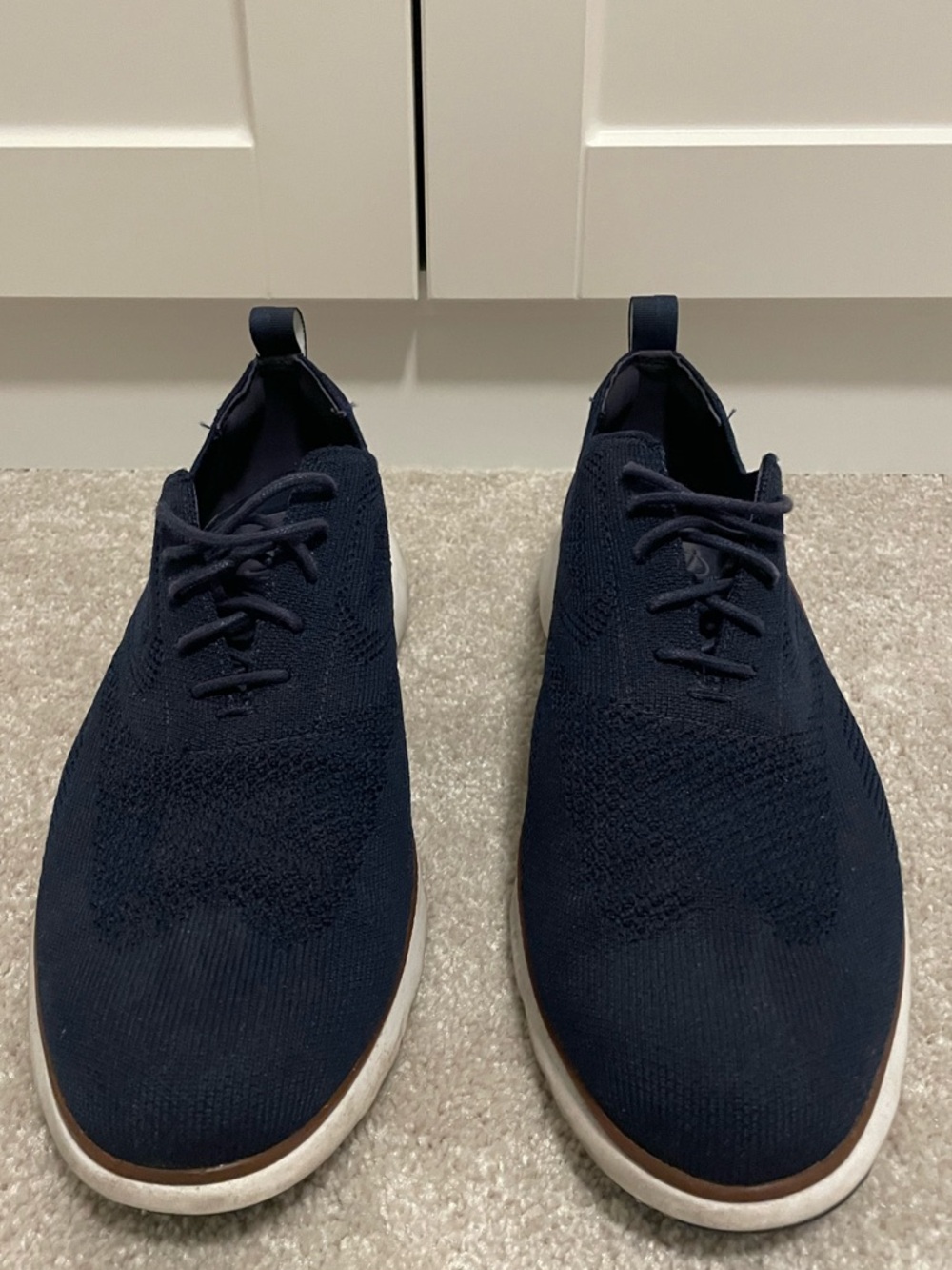 Cole Haan Men's ZeroGrand Navy Stitchlite Lace-Up Sneakers